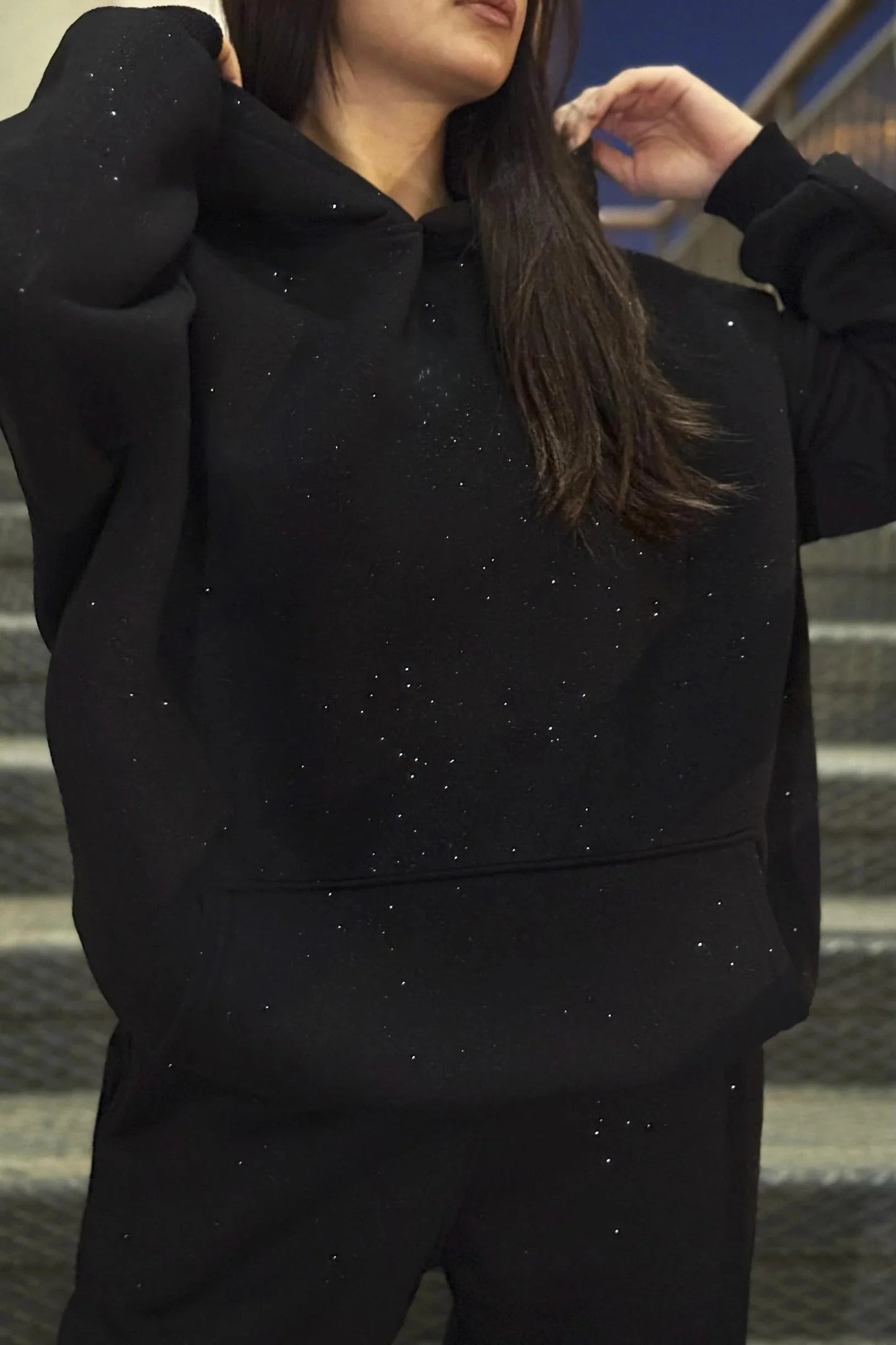 CH 609 BEAS GlitterBlend Fleece Tracksuit