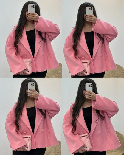 CH-581 BEAS Heritage Double Button Fleece Coat