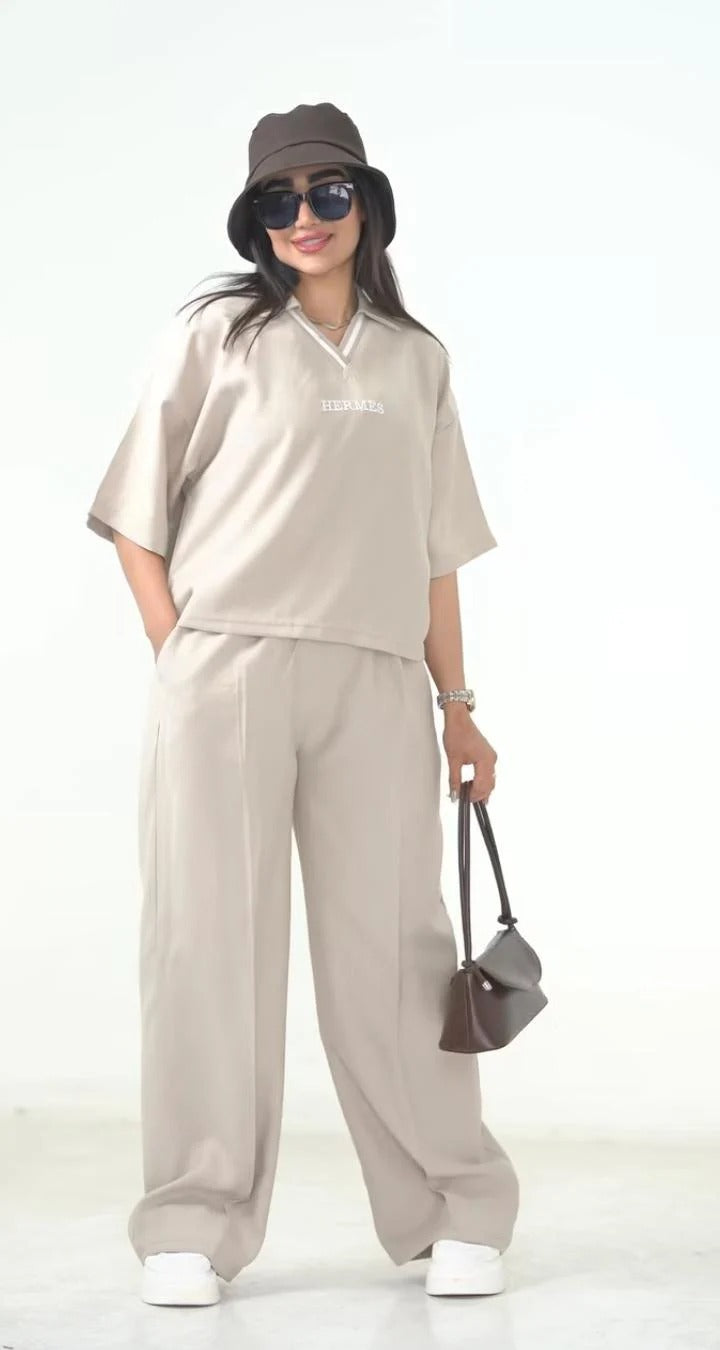 CH-6050 BEAS Noir Luxe Co-ord Set