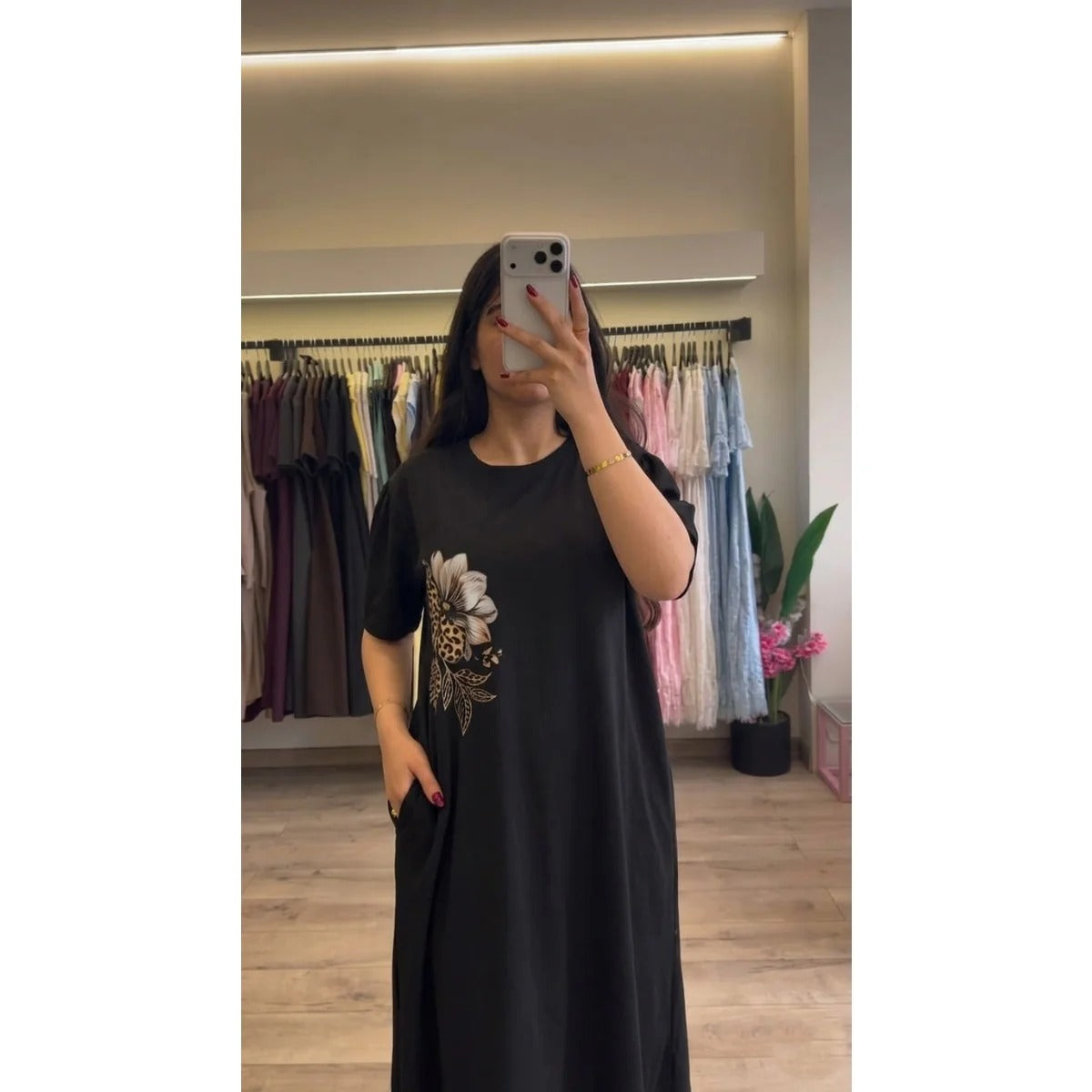 CH-6050 BEAS Petal Glow Long Top