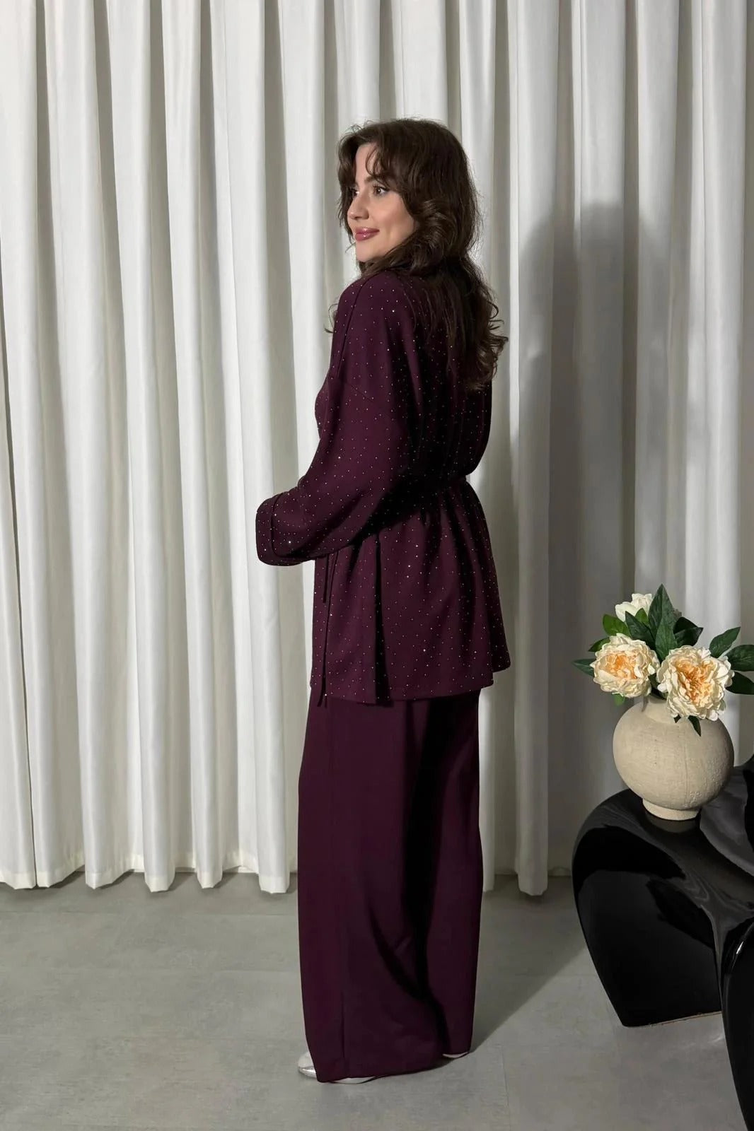 CH 610 BEAS Sparkle Premium Co-Ord Set