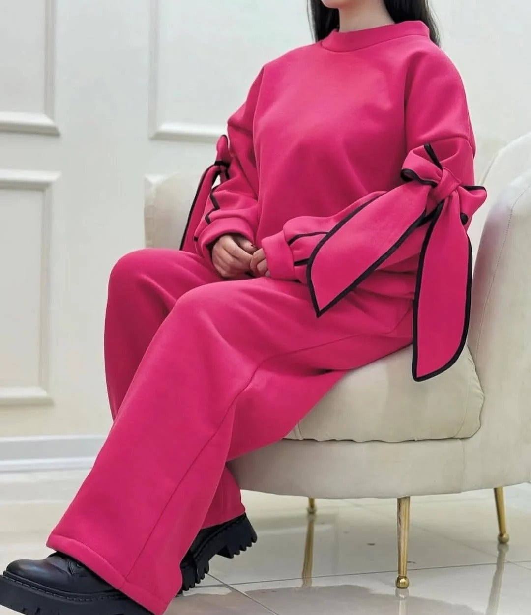 CH-621 BEAS Pookie Bow Co-Ord Set