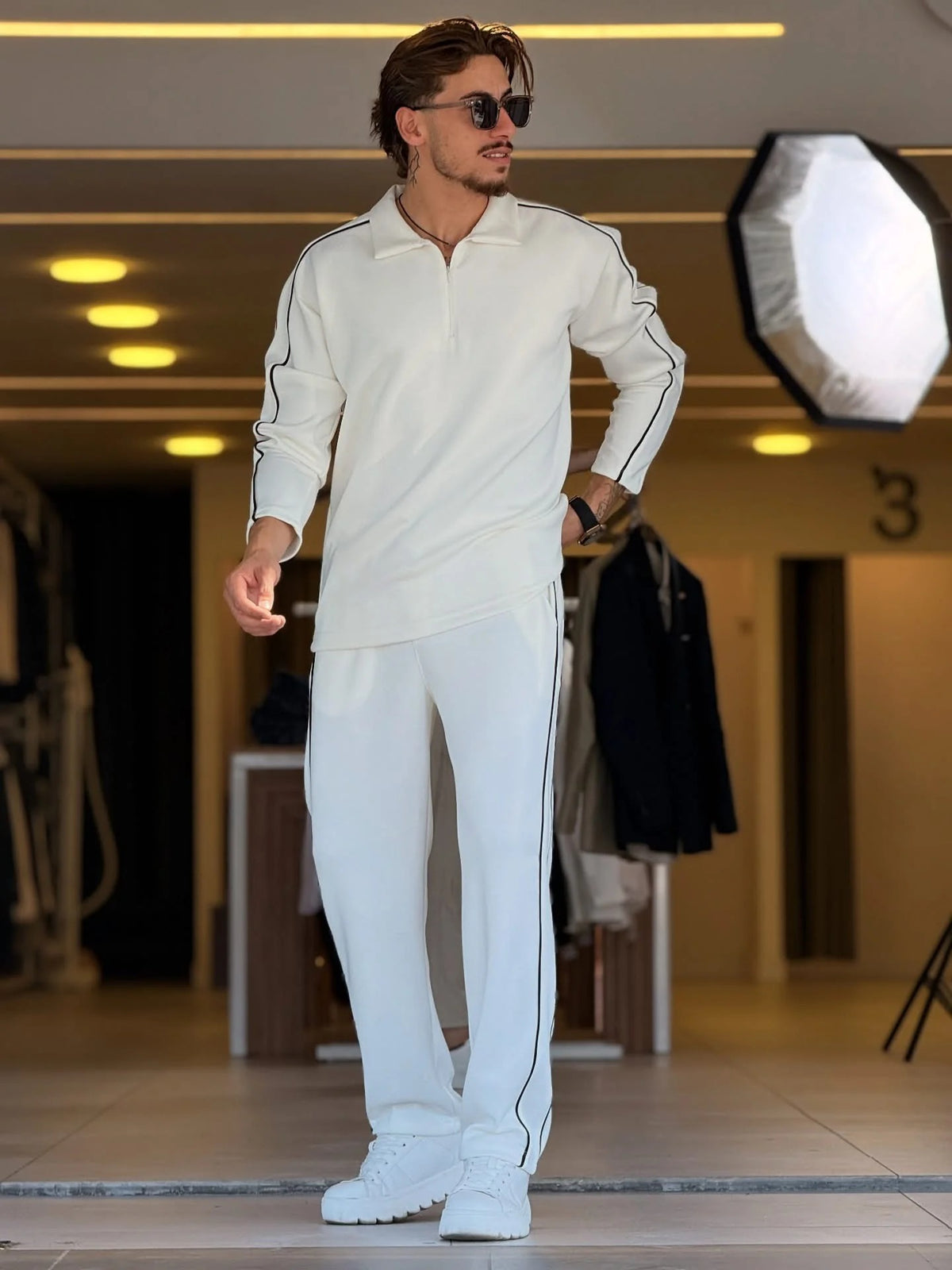 LI-67 |BEAS| Premium Edge Stripe Co-Ord Set