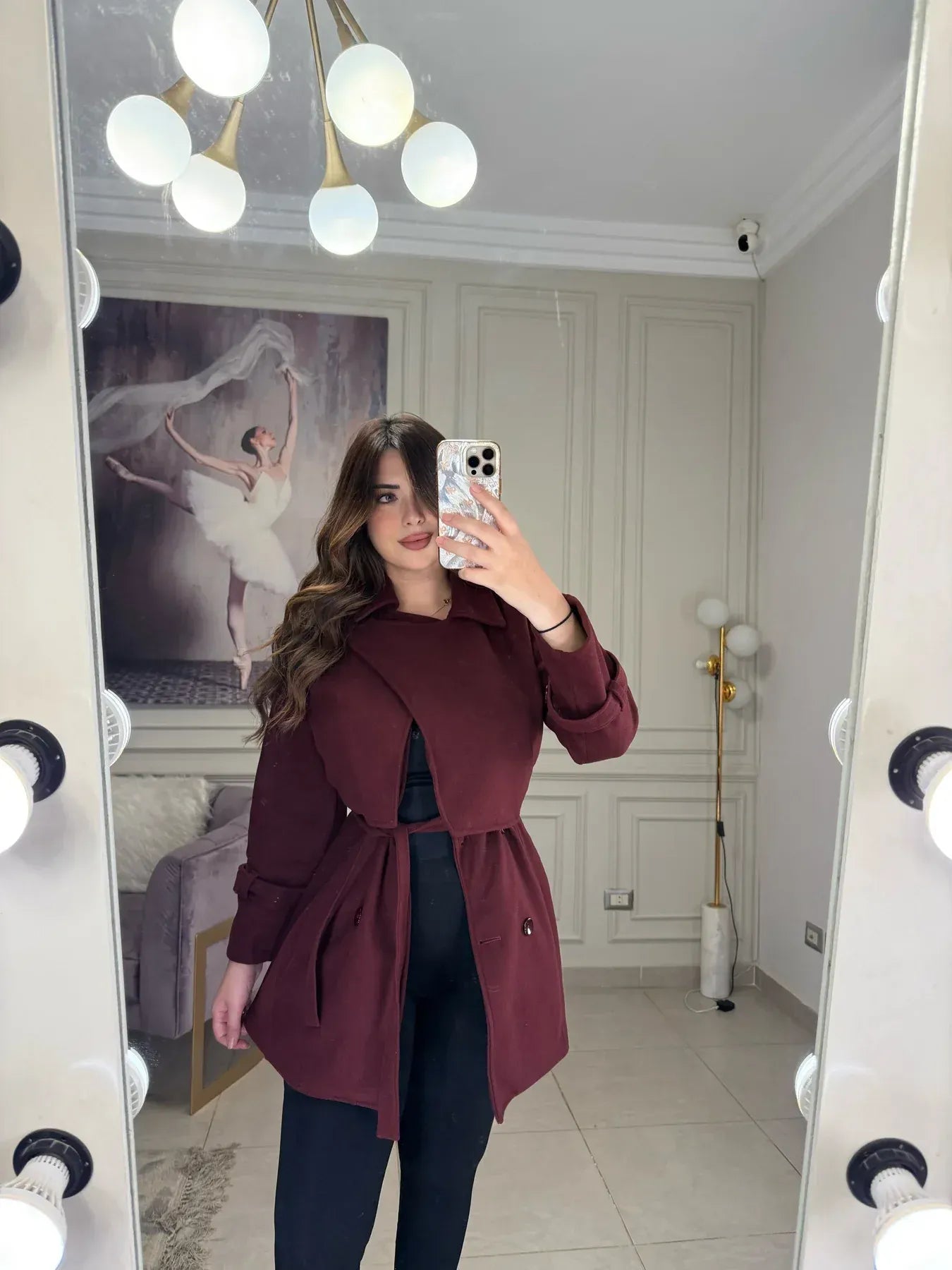 CH-614 BEAS Women’s Stylish Fleece Twin Set – Short Jacket & Inner Outfit