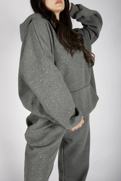 CH 609 BEAS GlitterBlend Fleece Tracksuit