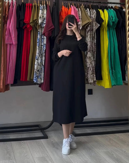 CH-592 BEAS Longline Fleece Top For Winters