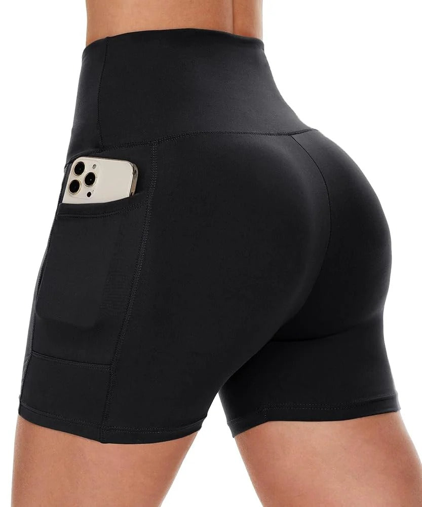 CH-575 BEAS High Waist Lycra Tummy Control Gym Shorts – Women’s Fitness, Yoga & Running Wear