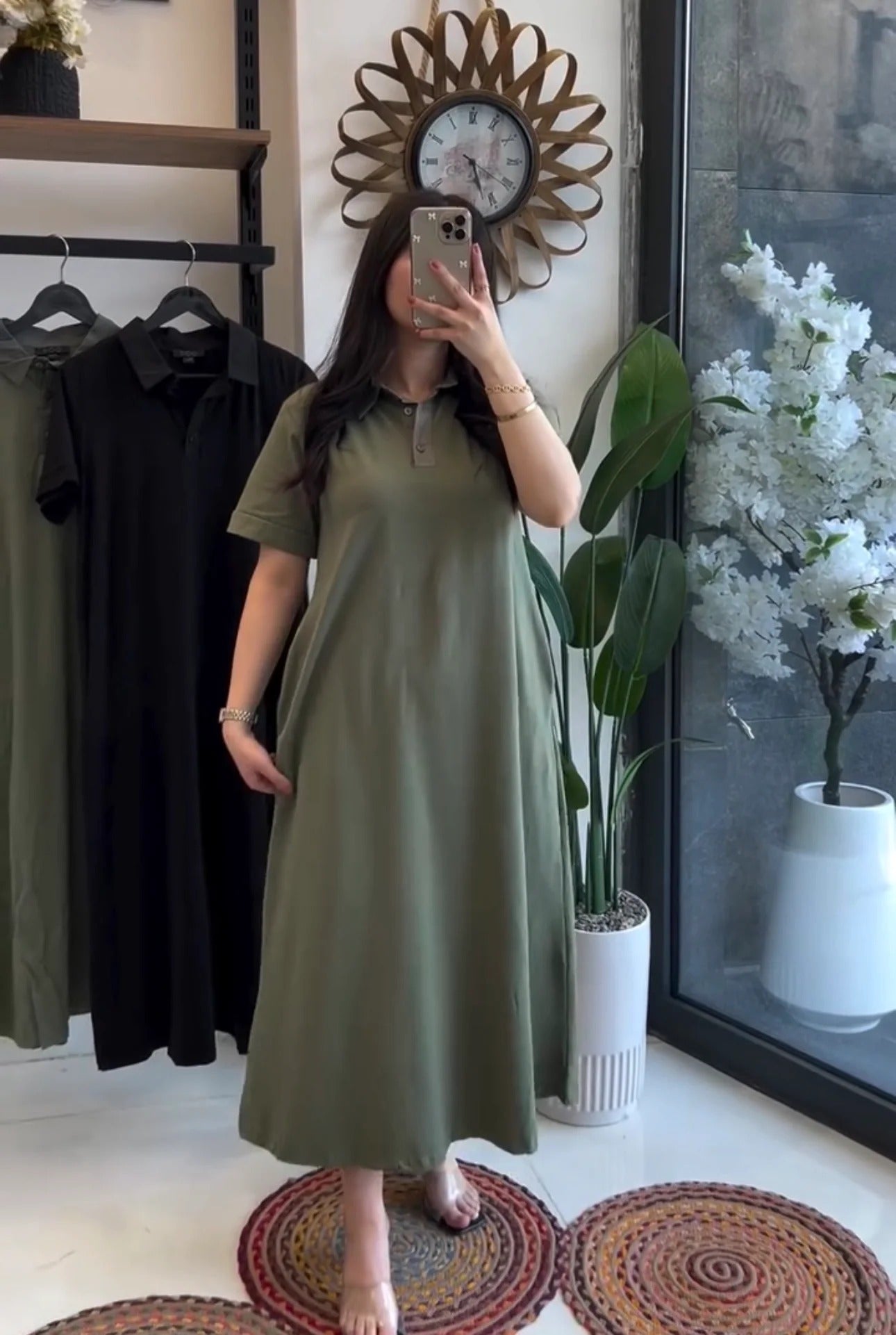 CH-6075 |BEAS| Collar Style Long TopCH 6075 Collar Style Long Top