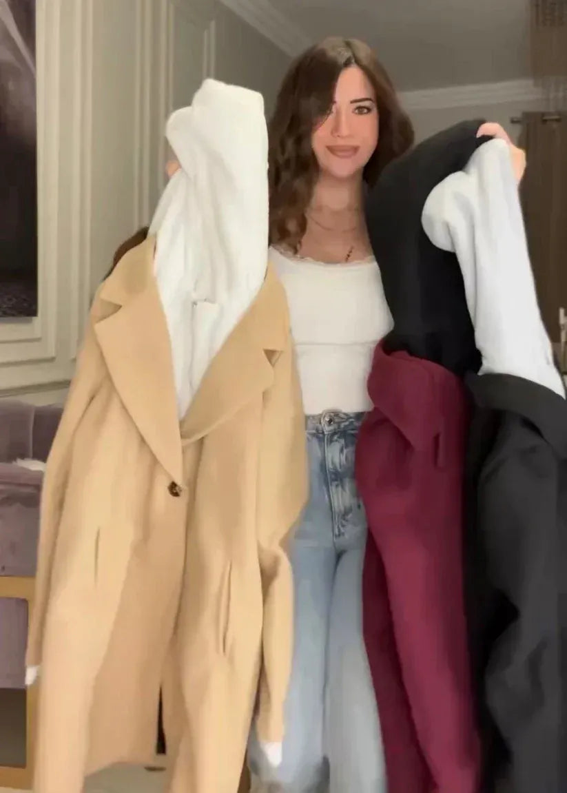 CH-599 BEAS Modish Fleece Coat