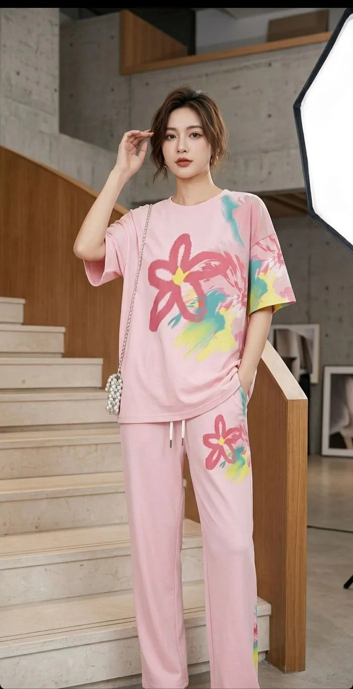CH-6053 BEAS Floral Breeze Co-Ord Set
