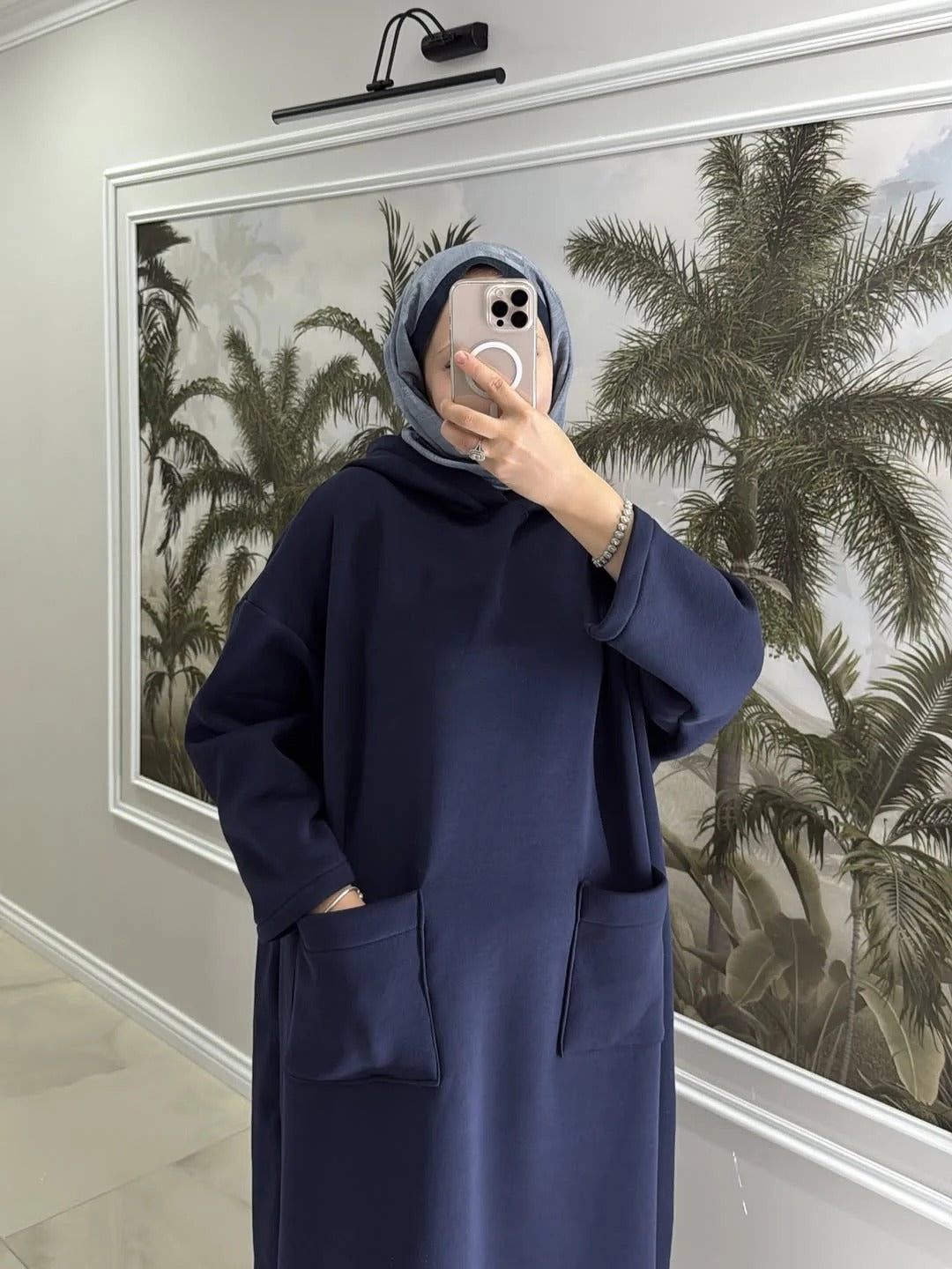 CH-606 BEAS Everyday Modest Abaya Style Hooded Outfit