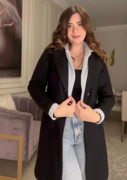 CH-599 BEAS Modish Fleece Coat