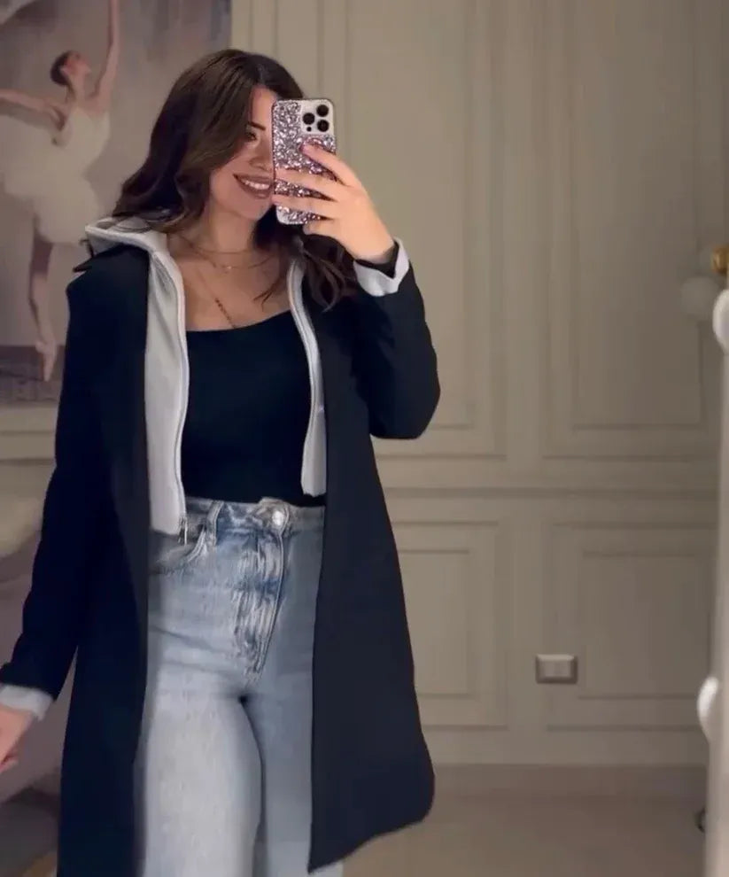 CH-599 BEAS Modish Fleece Coat