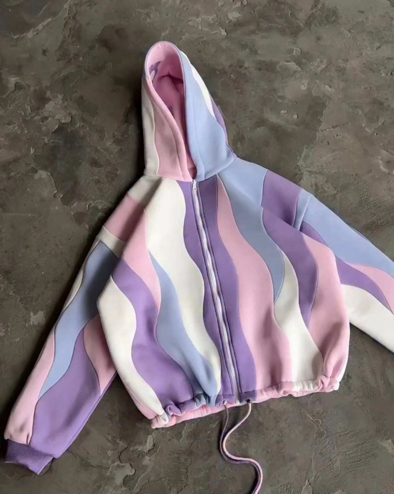 CH-613 BEAS Two-Style Pastel Paradise 3D Floral Printed Tracksuit Emberline