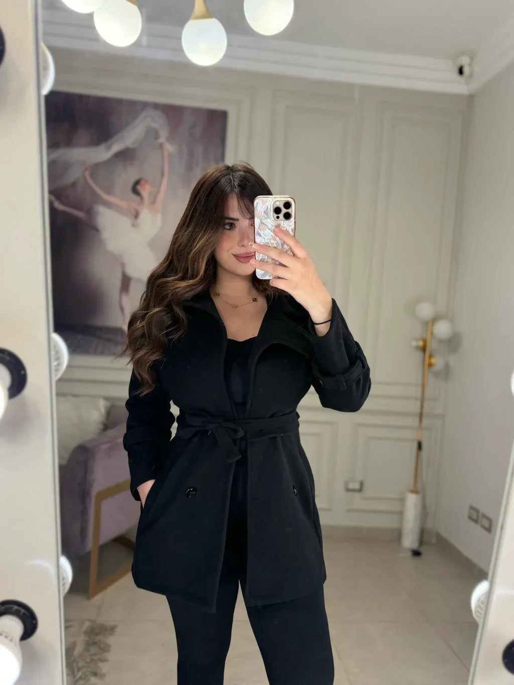 CH-614 BEAS Women’s Stylish Fleece Twin Set – Short Jacket & Inner Outfit