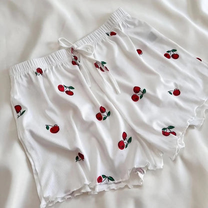 CH-6039 BEAS Printed Cherries Top & Boxer Set