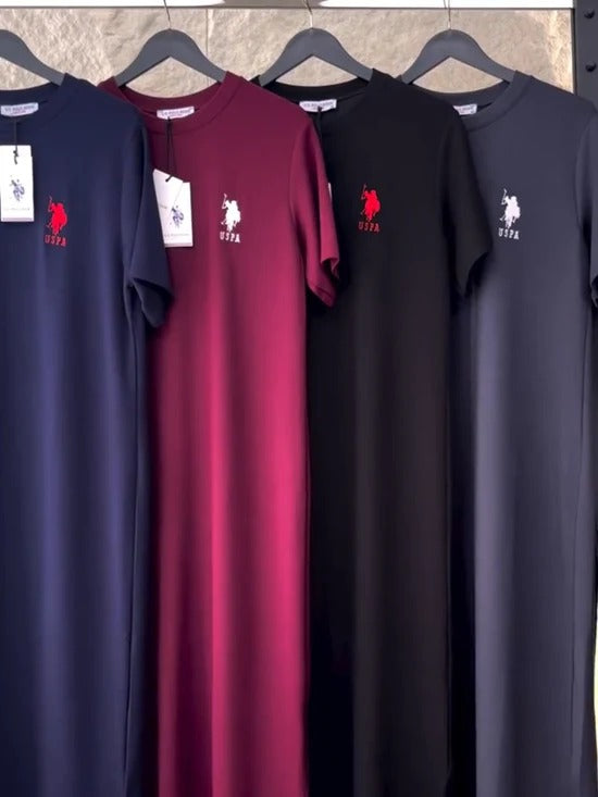 CH-574 US POLO Long Loose Top BEAS