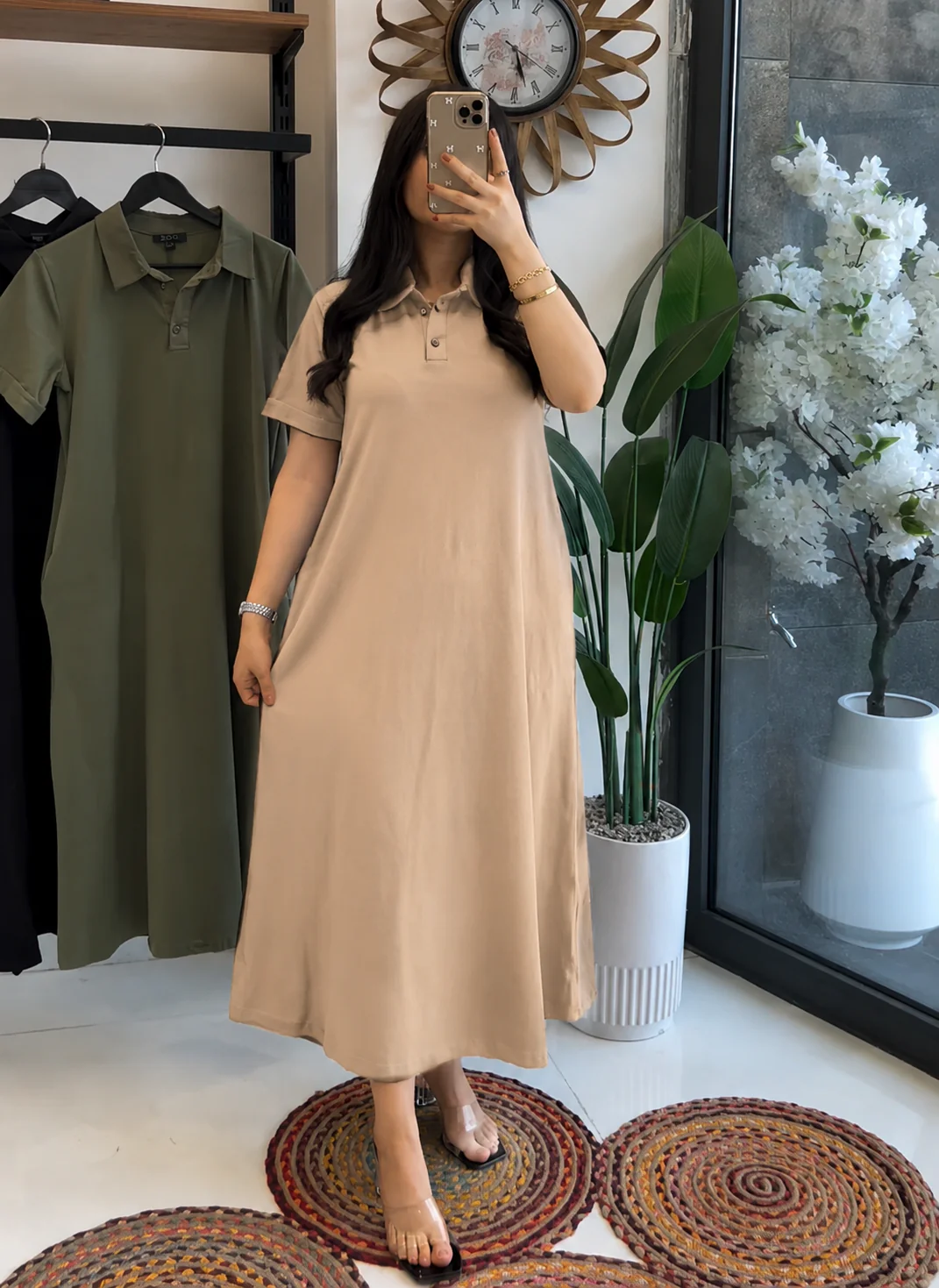 CH-6075 |BEAS| Collar Style Long TopCH 6075 Collar Style Long Top