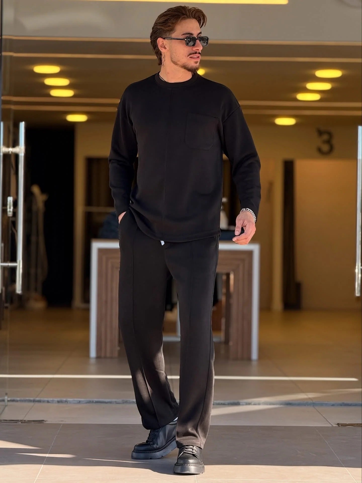 BEAS NEW WINTER ROUND NECK TRACKSUIT Li-58