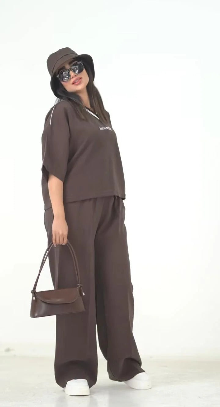 CH-6050 BEAS Noir Luxe Co-ord Set
