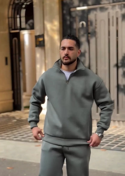 LI-74 BEAS NEW WINTER Zipper NECK TRACKSUIT