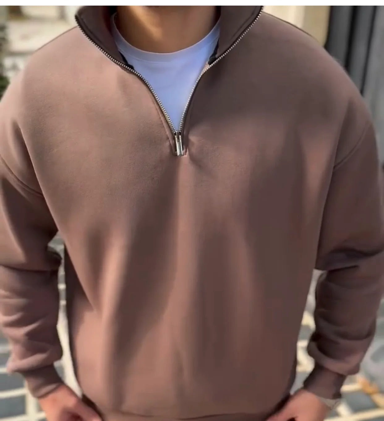 LI-74 BEAS NEW WINTER Zipper NECK TRACKSUIT