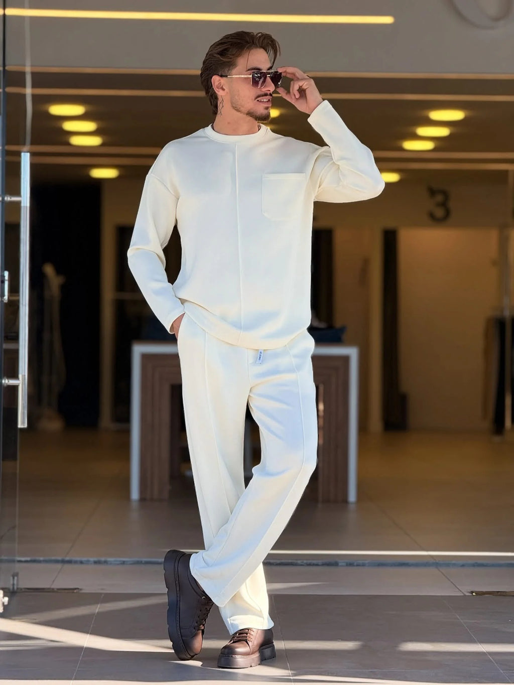 BEAS NEW WINTER ROUND NECK TRACKSUIT Li-58