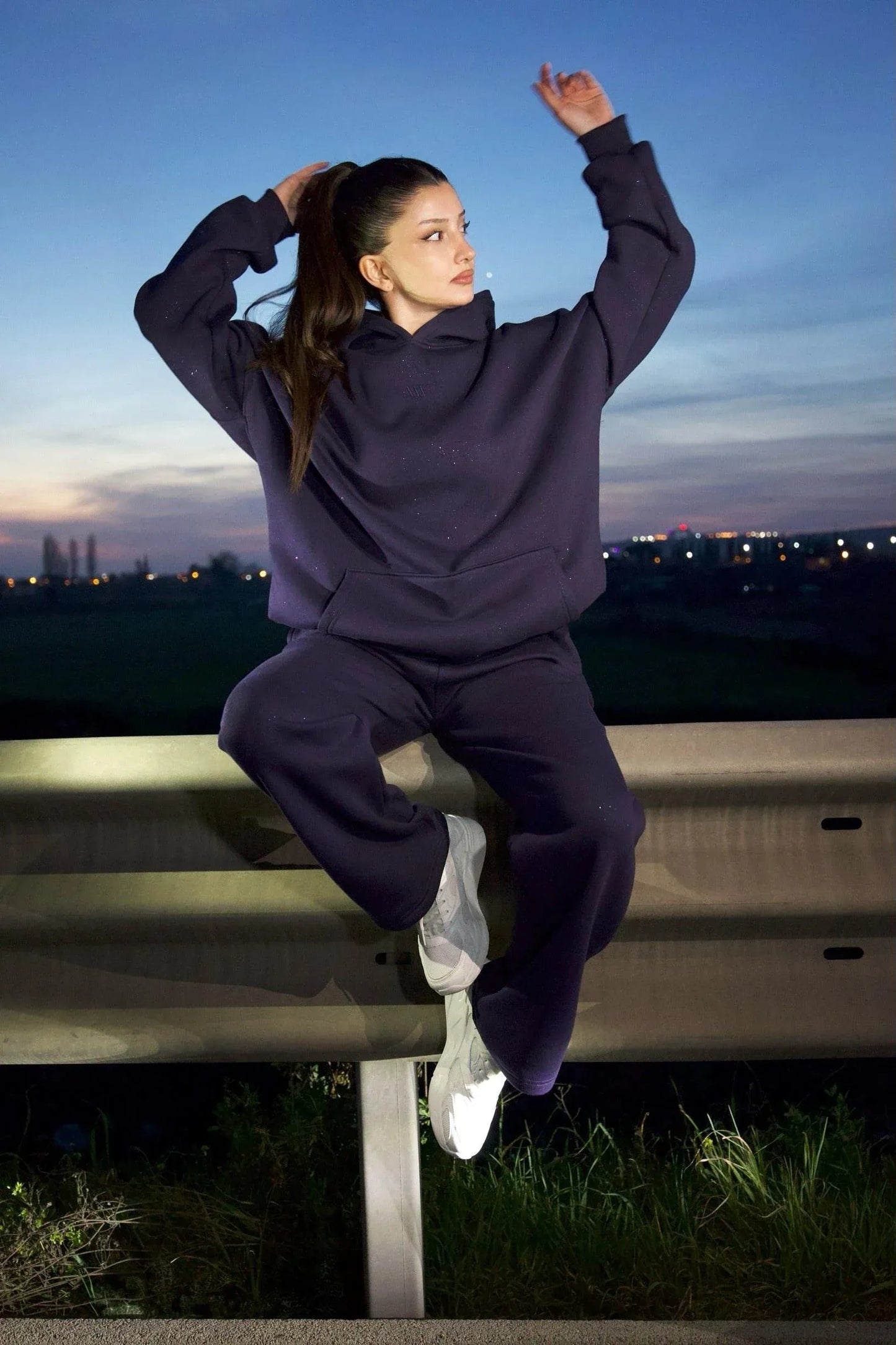 CH 609 BEAS GlitterBlend Fleece Tracksuit