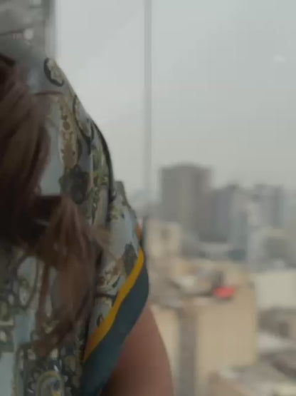 CH-6006 |BEAS | Elegant Digital Print Kaftan for Women