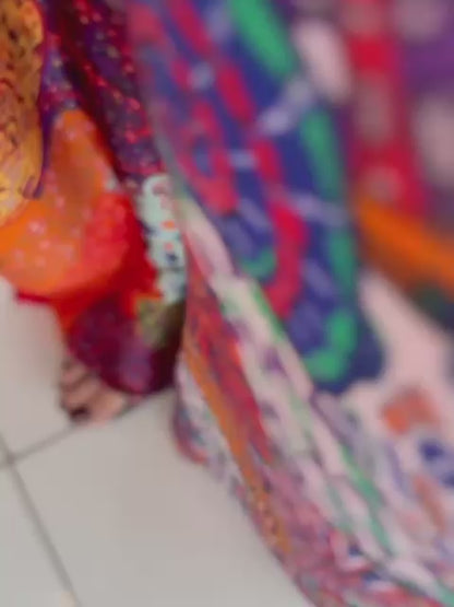 CH-6006 |BEAS | Elegant Digital Print Kaftan for Women