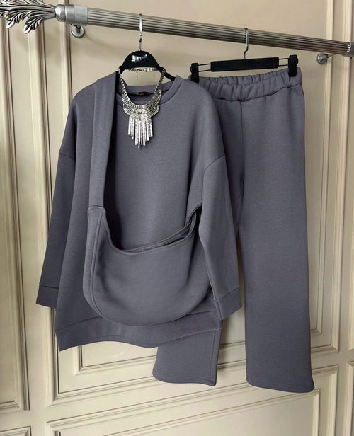 CH 391 Bea's Carryall Winter Fleece Co Ords Set SweatShirt + Trouser + Bag