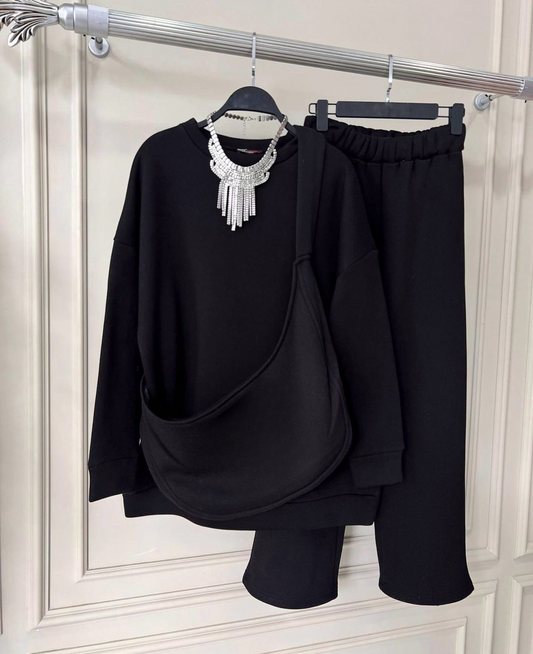 Bea's Carryall Winter Fleece Co Ords Set SweatShirt + Trouser + Bag CH 391