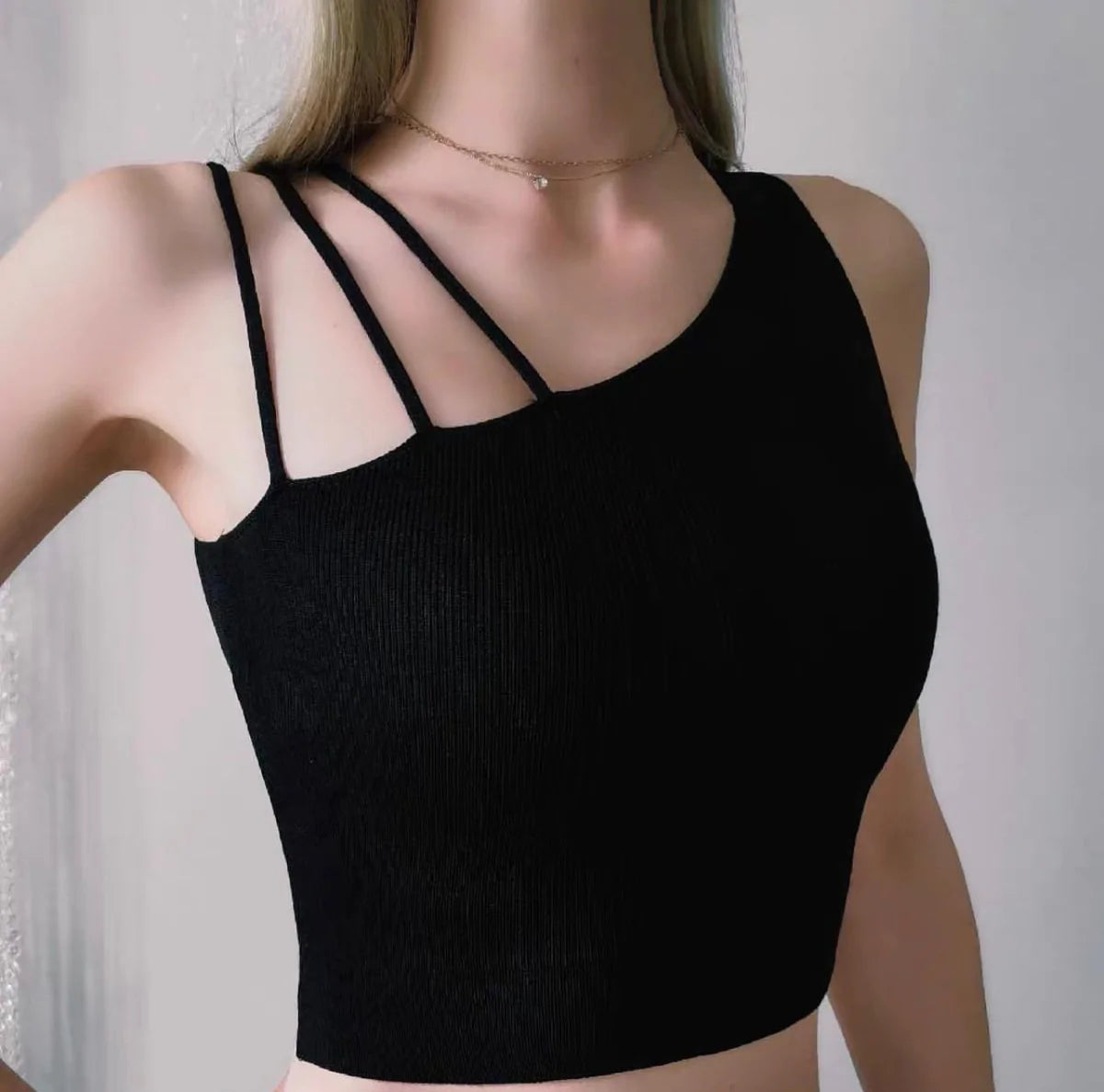PACK OF 3 TRIPLE STRAPS TOGA CROP TOPS CH # 312