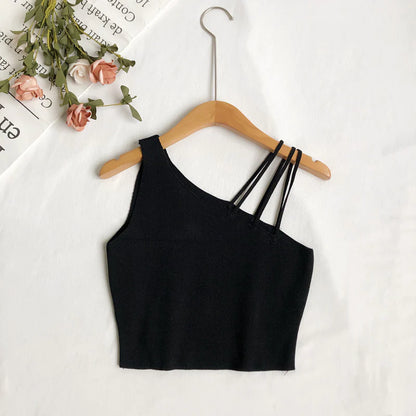 TRIPLE STRAPS TOGA CROP TOP LY # 003